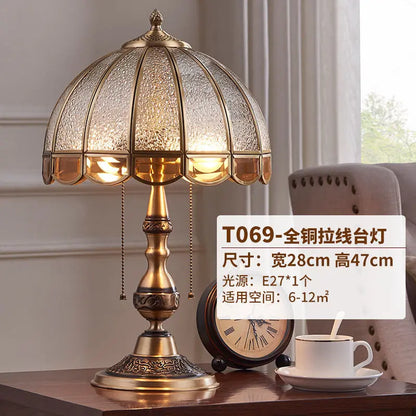 DecorBites™ Luxe Copper Bedroom Desk Lamp Living Room Floor Light LED Study Lighting