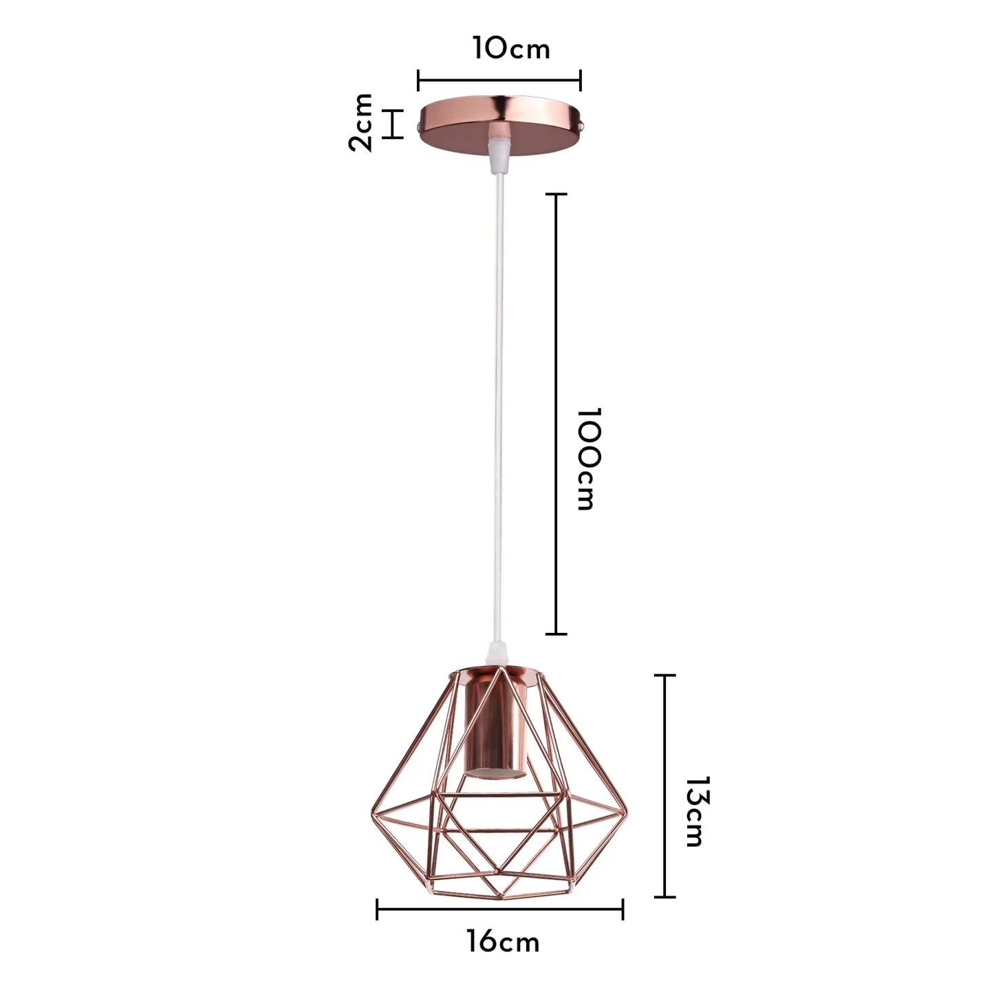 DecorBites™ Industrial Retro Loft LED Pendant Light for Home Living Room Kitchen