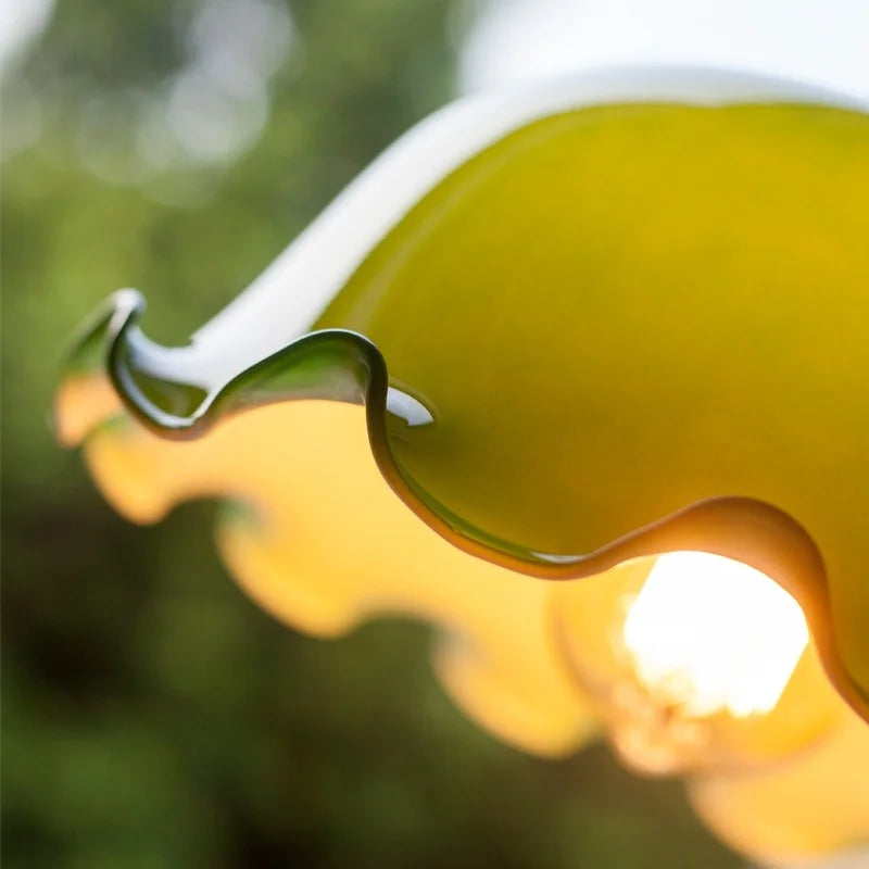 Decorbites™ Grüne Lotus LED-Hängeleuchte Glasleuchte