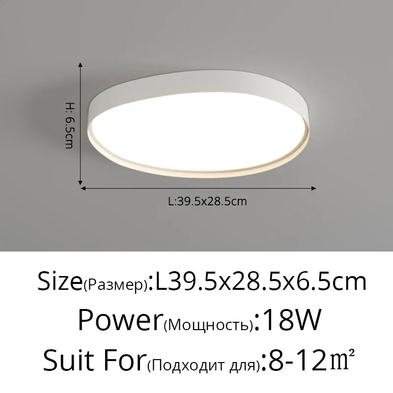 White Modern LED Chandelier