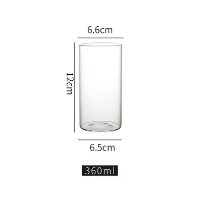 Decorbites™ Clear Glass Highball Cup Set - Premium Drinkware für Cocktails und Getränke.