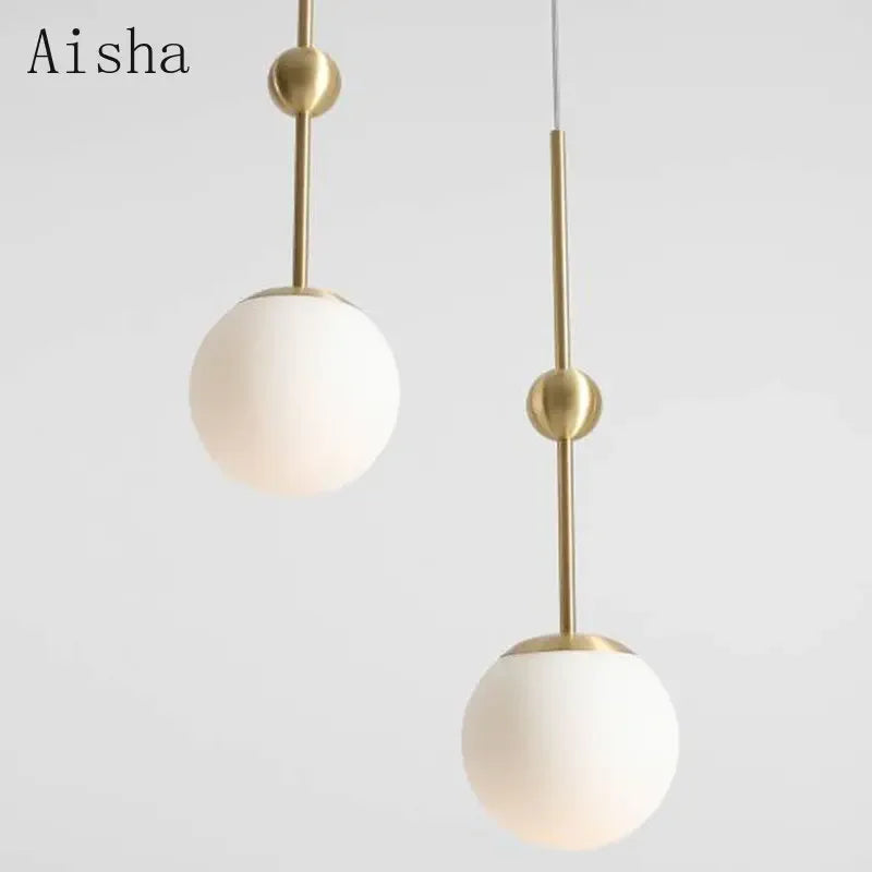Decorbites™ Gold-Glas-Leuchter 3-Kopf-Lampe für Wohn- und Esszimmer