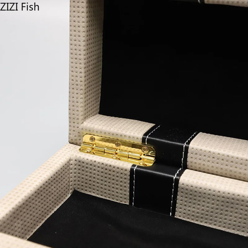 Leather Minimalist Jewelry Box