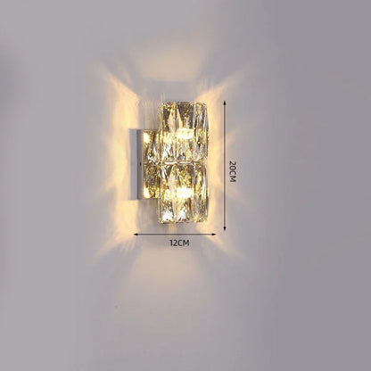 DecorBites™ Crystal Wall Light: Luxury Nordic Style for Living Room & Bedroom