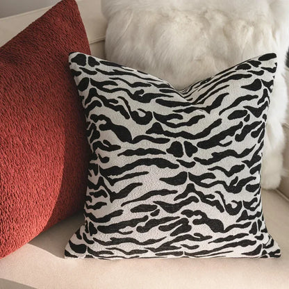 DecorBites™ Geometric Jacquard Pillow Cover Set – Elegant Home Decor Essential