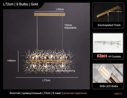Decorbites™ Dandelion LED Deckenleuchter für Heimdekoration Beleuchtungskörper