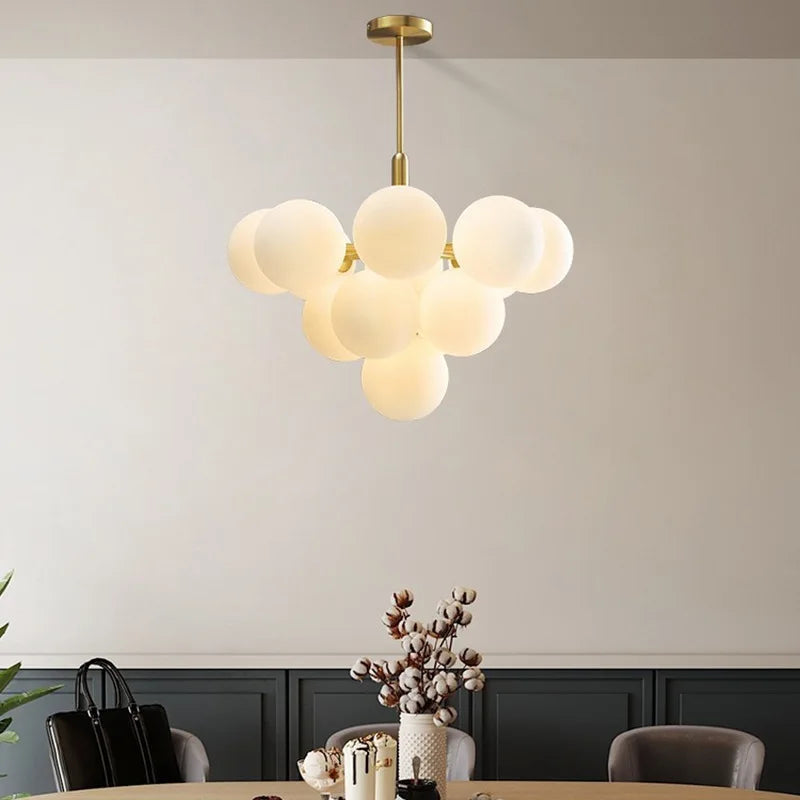 Decorbites™ Glas-Kugelleuchter-Hängeleuchte für Küche Wohnzimmer Schlafzimmer