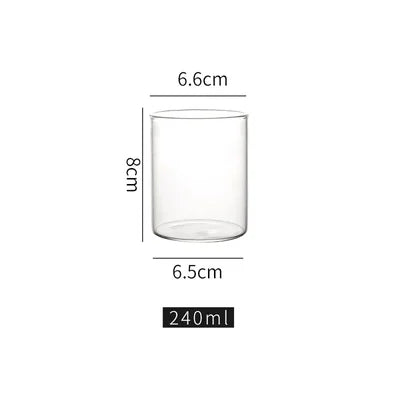 Decorbites™ Clear Glass Highball Cup Set - Premium Drinkware für Cocktails und Getränke.