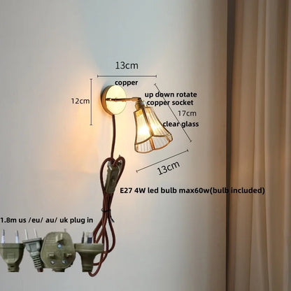 DecorBites™ LED Wall Sconce Modern Nordic Design with Pull Chain Switch
