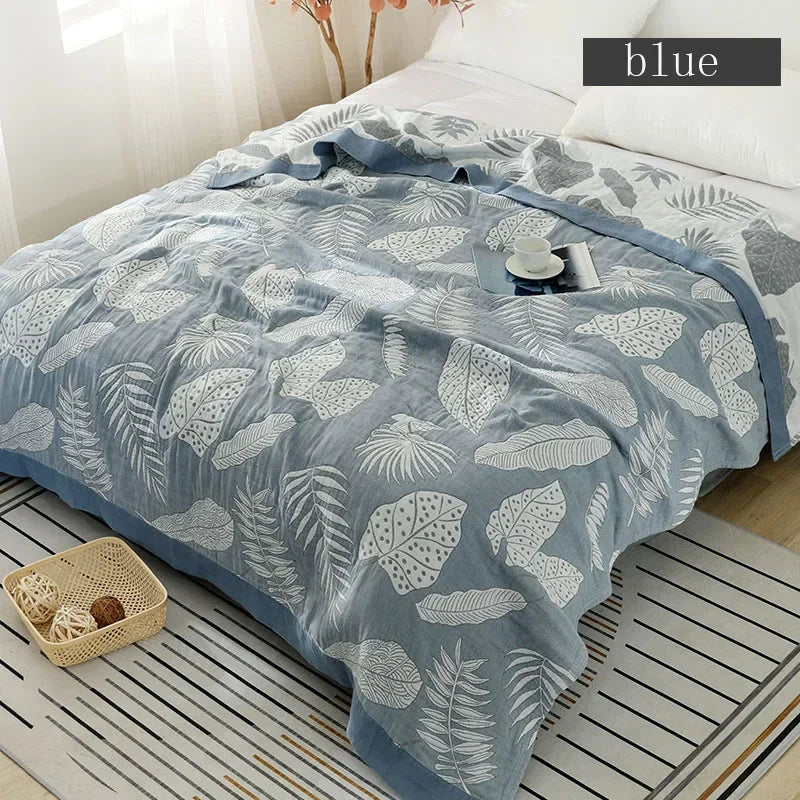 DecorBites™ Cotton Gauze Boho Throw Blanket