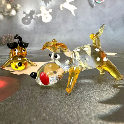 Decorbites™ Kristall-Cartoon-Welpe-Figur Tischdekoration - Lieblings-Weihnachtsgeschenk für Mädchen