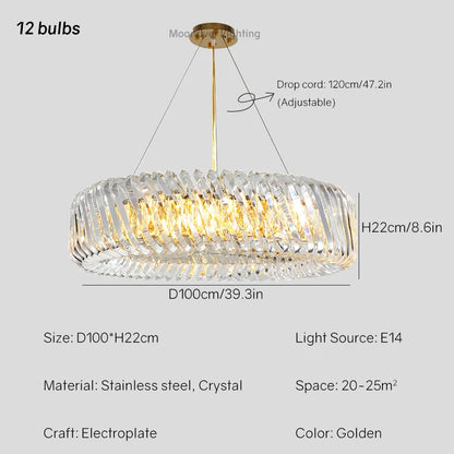 Decorbites™ Kristall-LED-Deckenleuchter: Elegante europäische Pendelleuchten für die Wohnraumgestaltung