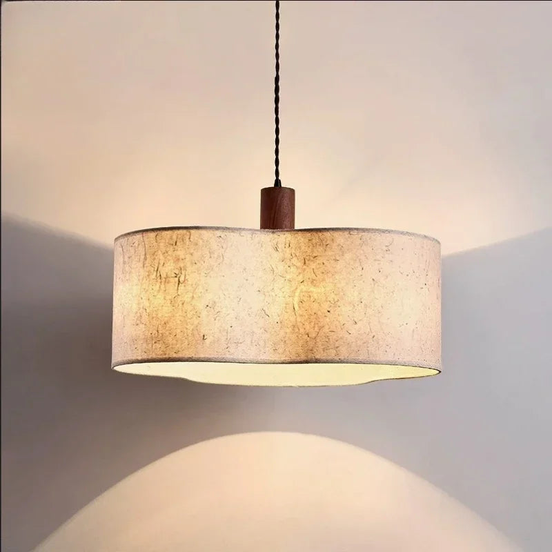 Decorbites™ Sahne Wabi-sabi Kronleuchter Lampe Retro Japanischer Stil Schlafzimmer Dekor Beleuchtung