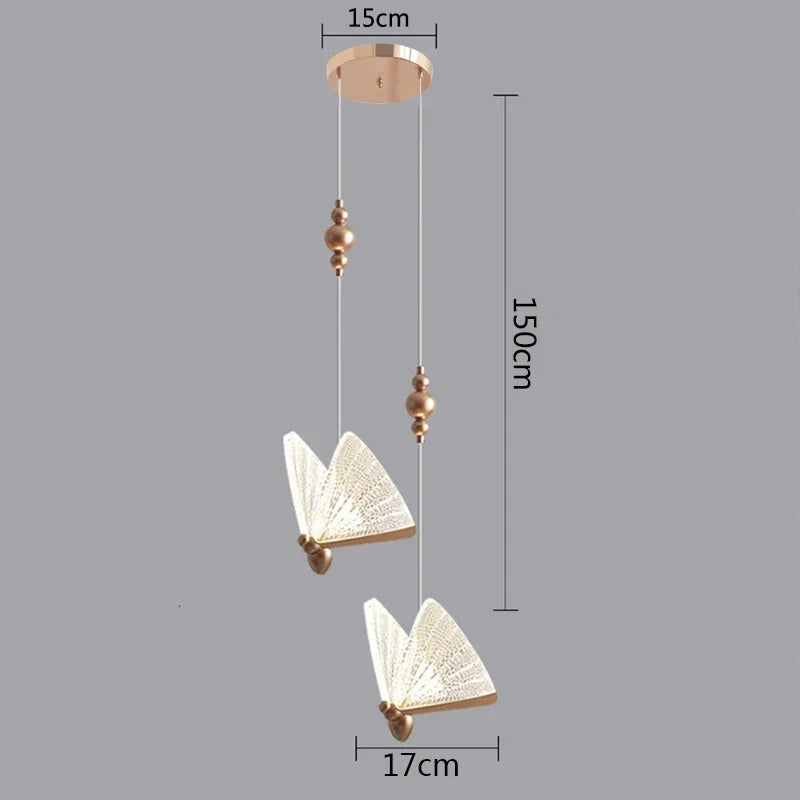 DecorBites™ LED Butterfly Hanging Lamp for Home Decor Lighting fixtures