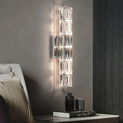 DecorBites™ Crystal Deluxe Wall Sconce for Living Room Bedroom Bedside Villa - Luxury Light