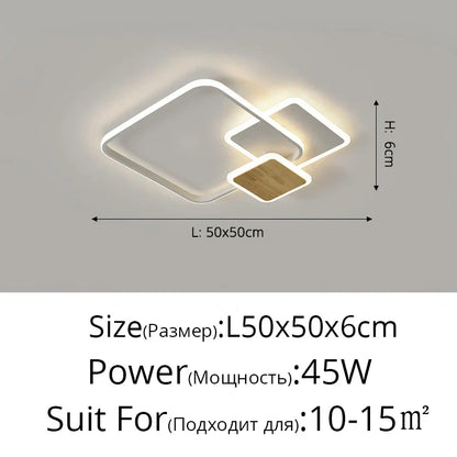 DecorBites™ LED Chandeliers Modern Indoor Lighting Dimmable Luster Fixture for Home Decor