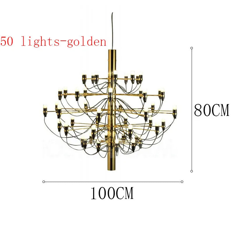 Decorbites™ LED-Kerzen-Lüster: Elegantes italienisches Design-Pendant-Licht für die Heimdekoration