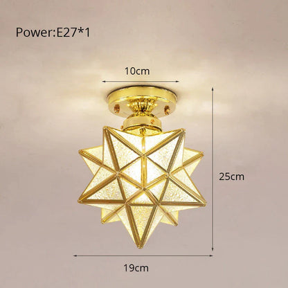 DecorBites™ Crystal Glass Nordic LED Chandelier for Modern Indoor Lighting