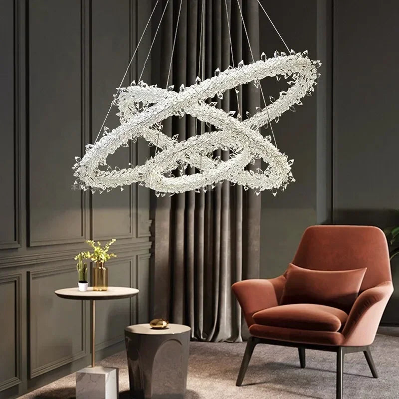 Decorbites™ Kristallblumen-LED-Hängeleuchte für Wohn- und Esszimmer