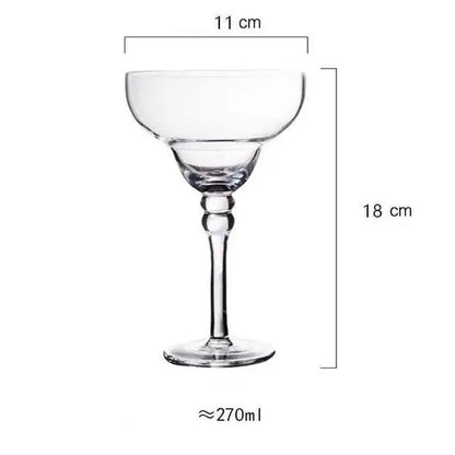 Decorbites™ Handgefertigtes Buntes Set Margarita-Weingläser für Hausbar, Hochzeitsfeier Trinkgeschirr