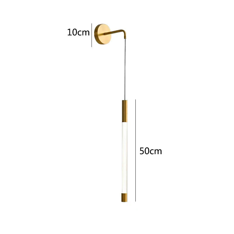 Gold Bar LED Wall Light