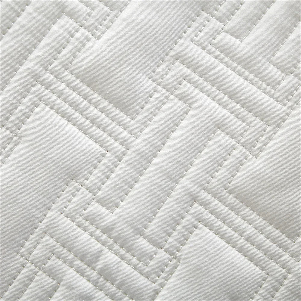 Decorbites™ Baumwoll-Tagesdecke-Bettüberwurf-Set mit dicker Steppung für luxuriöse Bettwäsche