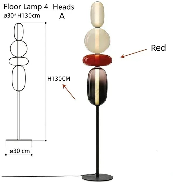 Decorbites™ Glasbodenleuchte LED Tischlampe – Italienisches Design Hohe Qualität