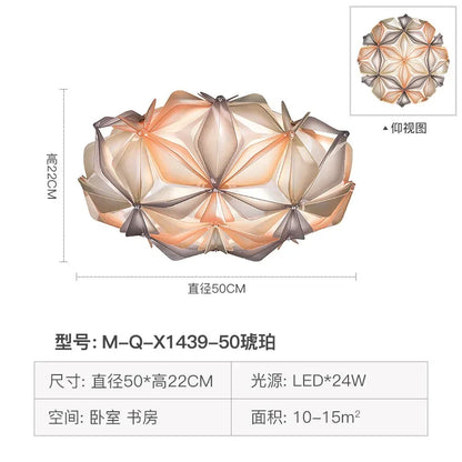 DecorBites™ Geometric Italian Design Ceiling Light for Romantic Dining Room & Living Room