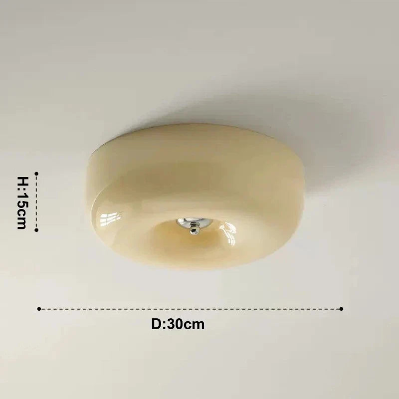 DecorBites™ French Cream Ceiling Lamp for Bedroom Children's Room Balcony, Simple Creative Decorative Lighting