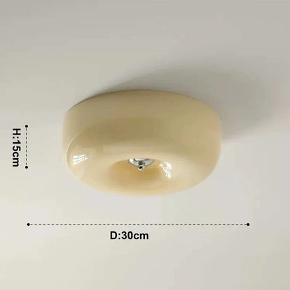 DecorBites™ French Cream Ceiling Lamp for Bedroom Children's Room Balcony, Simple Creative Decorative Lighting
