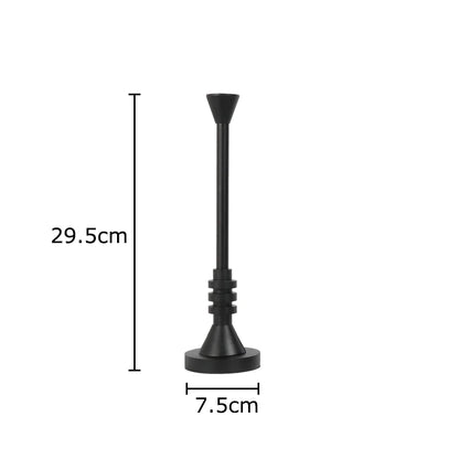 DecorBites™ Frosted Metal Candle Holder for Romantic Dining Table Decor