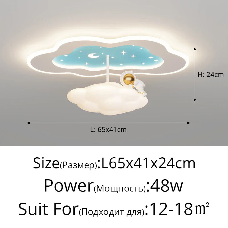 Decorbites™ Wolken-Flugzeug-Lüster: Moderne Deckenleuchten für Kinderzimmer