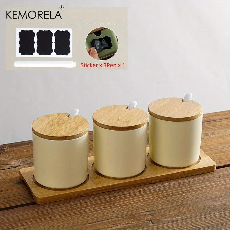 Ceramic Retro Seasoning Set