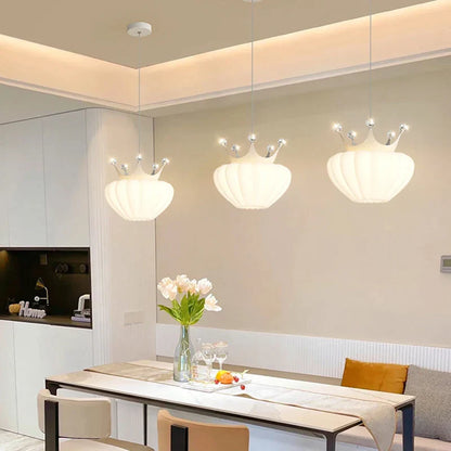 Decorbites™ Goldene Krone Anhängerleuchte: Luxuriöse Wolken-Hängeleuchte für Kinderzimmer und Wohnzimmer