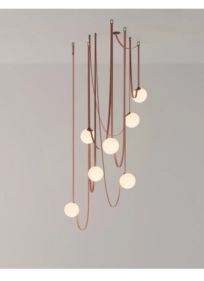 Decorbites™ Duplex Wabi Sabi Designer-Villa-Gürtel-Wohnzimmer-Kronleuchter Nordisches Deckenlicht