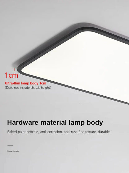 Decorbites™ LED-Deckenleuchte: Modernes minimalistisches rechteckiges Design für Wohnzimmer, Schlafzimmer, Innenbeleuchtung