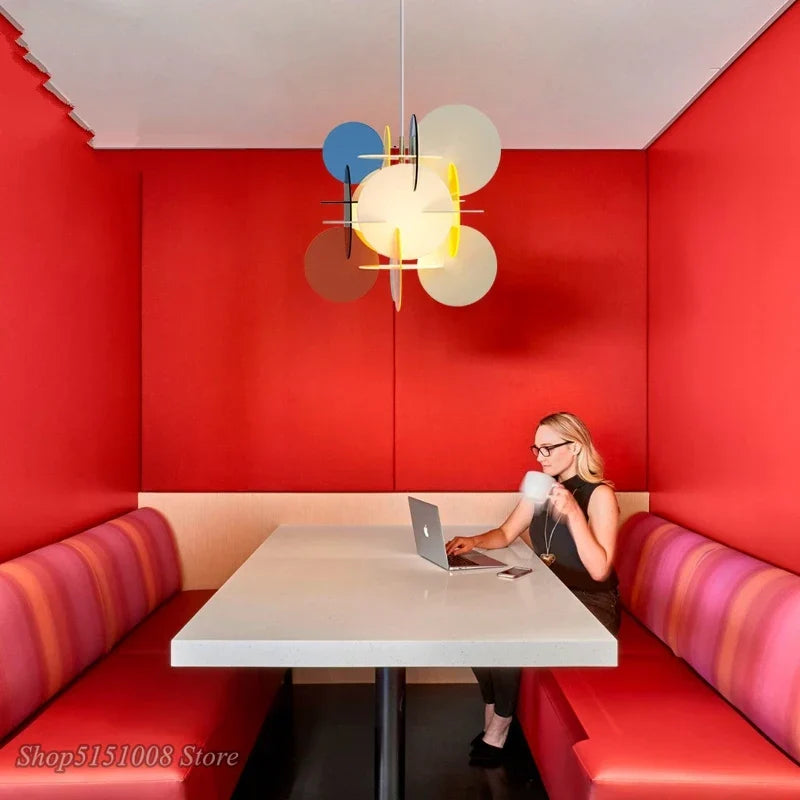 Decorbites™ LED-Akryl-Hängeleuchten: Nordisch kreativer Spleiß, Bunt für Wohnzimmer & Kinderzimmer