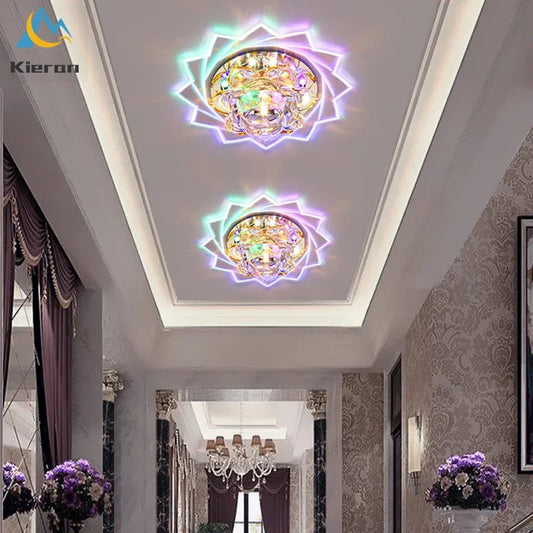 Decorbites™ Lotus-Kristall-LED-Deckenleuchte, nordische Helligkeit, moderner Stil
