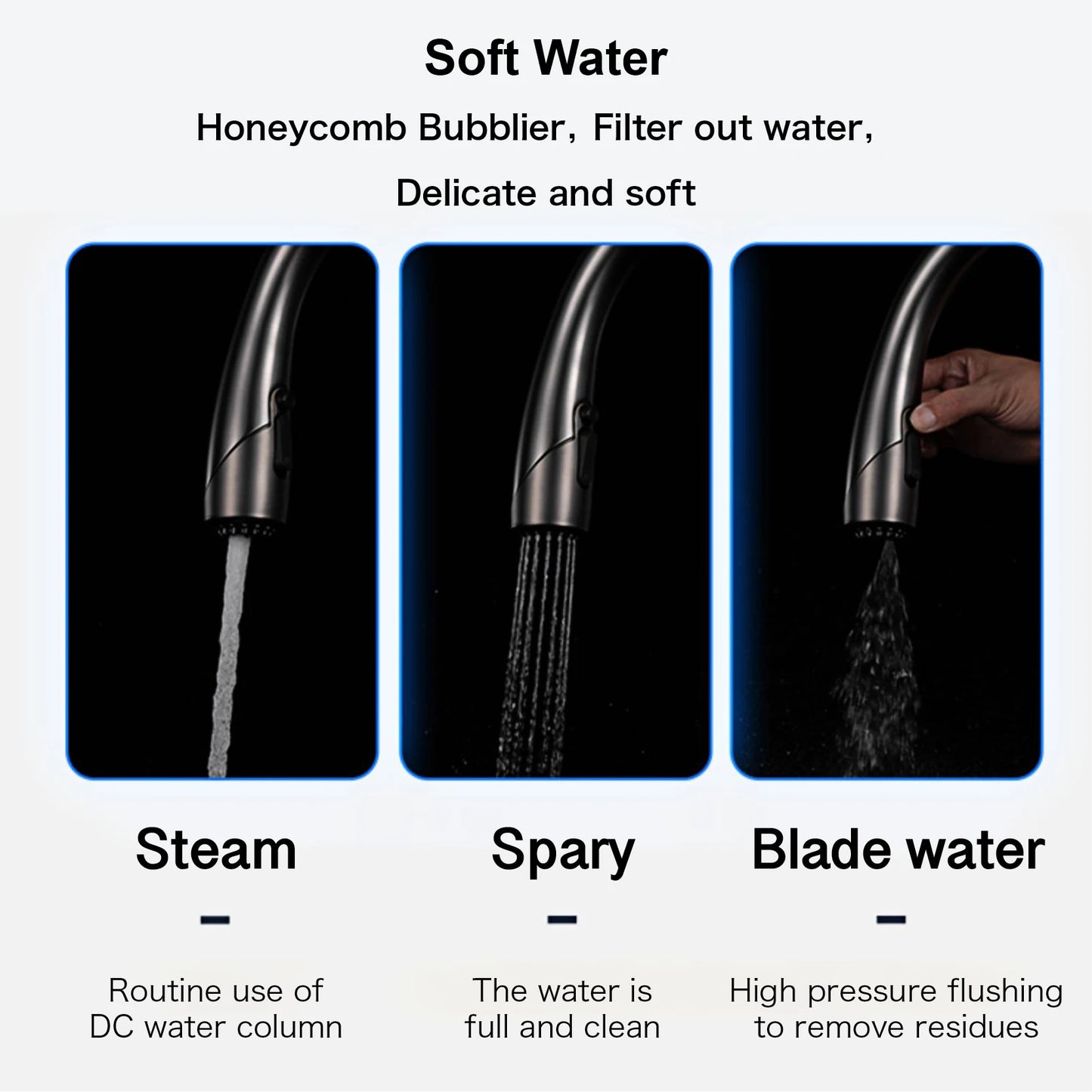 Pull Out Kitchen Faucet – Touch Control Brass Mixer Tap