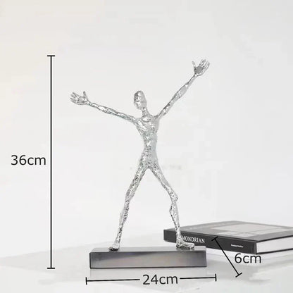 DecorBites™ Abstract Lovers Sculpture Desk Ornament Home Decor Aesthetic Figure