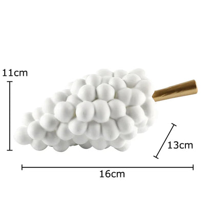 DecorBites™ Grape Skewer Crafts Fruits Statue Desk Ornament