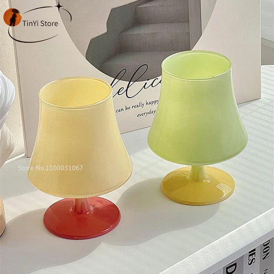 DecorBites™ Gem Champagne Coupe Goblet Glass Set for Cocktails and Desserts
