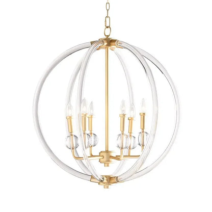 DecorBites™ Country Industrial Ball Chandelier for Home Decor, Bedroom, Living & Dining Room