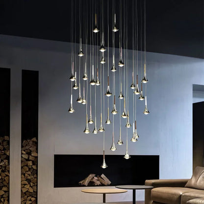 Decorbites™ Leichte Luxus-Meteorregen-Kronleuchter für Wohnzimmer, Treppenhaus, Schlafzimmer und Bar