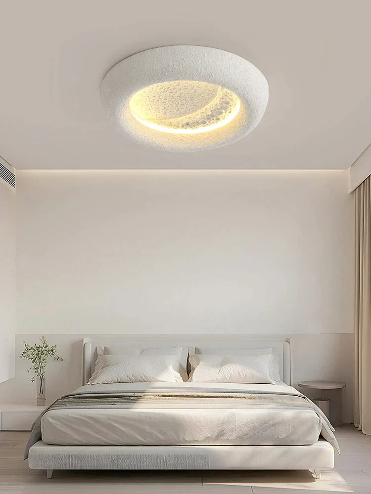 Decorbites™ Creme Brise Mond-Deckenleuchte: Einfaches, warmes Licht für das Schlafzimmer und das Arbeitszimmer