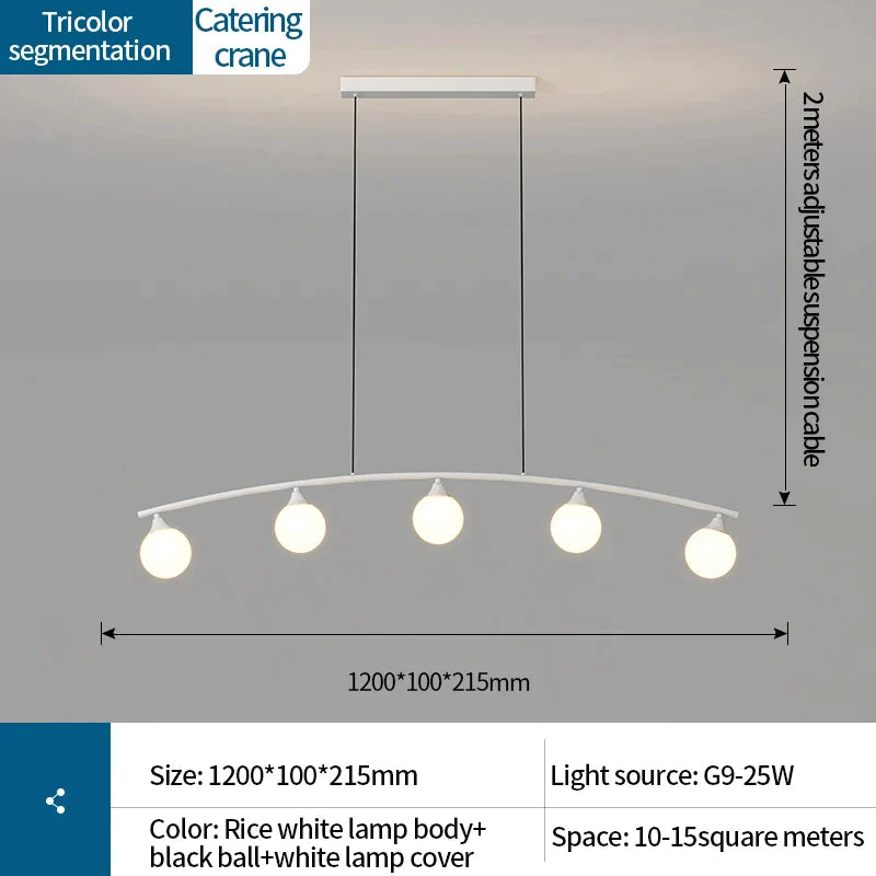Decorbites™ Sahne-Wind-Leuchter: Luxuriöser postmodernistischer Flurleuchter für Wohnzimmer, Schlafzimmer und Restaurant