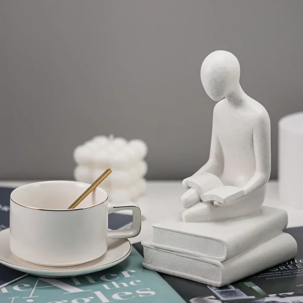 Decorbites™ Abstrakte Menschen Harz-Statuen-Set für moderne Heimdekoration