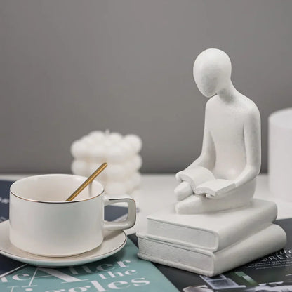 Decorbites™ Abstrakte Menschen Harz-Statuen-Set für moderne Heimdekoration