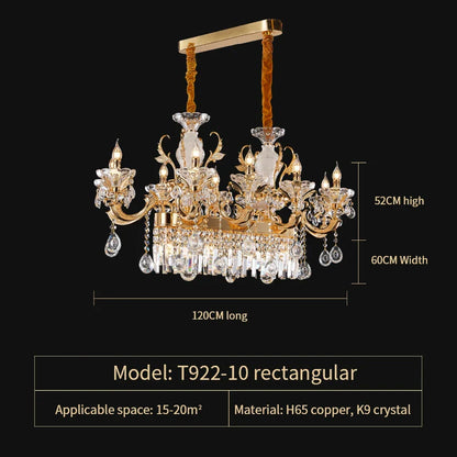 Decorbites™ Elegante Kristall-Leuchter für Wohnzimmer, Esszimmer und Schlafzimmer