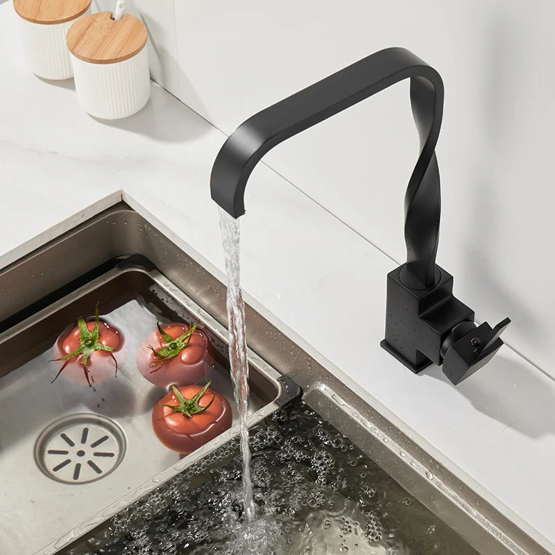 Gold Basin Mixer Faucet